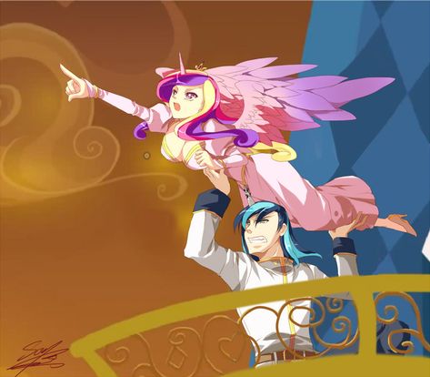 Throw your wife Princess Cadence And Shining Armor, Cadence And Shining Armor, Princess Cadence, My Little Pony Princess, Royal Couple, My Lil Pony, Mlp Fan Art, My Little Pony Comic, Mlp Equestria Girls