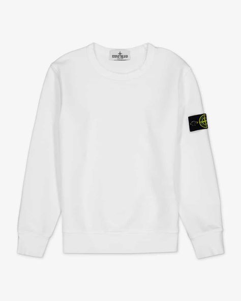 Sweatshirt für Jungen von Stone Island Junior in Weiß. Zeitlos und legerpräsentiert sich dieses schlichte Modell aus angenehmer Baumwolle. Zugleichverspricht die angeraute Innenseite Ihrem Kleinen hohen Tragekomfort. Einunverzichtbarer Favorit, der in keiner Garderobe fehlen darf. Hoodie Wishlist, Luxury White Urban Sweatshirt, White Fleece-lined Hoodie For Streetwear, Stone Island Sweater, Stone Island Shirt, Stone Island Thermosensitive Sweater, Stone Island Junior, Stone Island Sweatshirt, White Pullover