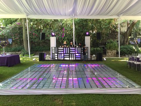 Boda en Morelos Dj Lights, Dj Stage, Dj Booth, Dj Lighting, Sound System, Event Space, Wedding Decor, Wedding Events, Wedding Decorations