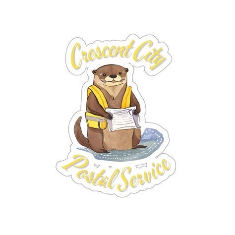 Otters Crescent City, Santa Claus Quotes, Crescent City Stickers, Sarah J Maas Stickers, The Oracle Crescent City, Sjm Stickers, Crescent City Merch, Mean Girl Quotes, Pillow Quotes