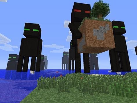 What if an enderman was carrying a house! LOL!: Minecraft Cool, Minecraft Poster, Construction Minecraft, Minecraft Decoration, Studera Motivation, Minecraft World, Diy Minecraft, Cool Minecraft Creations, Minecraft Server