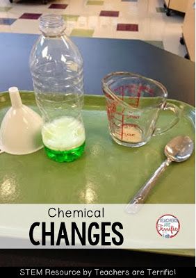 Physical And Chemical Changes, Chemical Change, Chemical And Physical Changes, Elephant Toothpaste, Elementary Science Activities, Stem Resources, Stem Lab, Stem Ideas, Engineering Activities