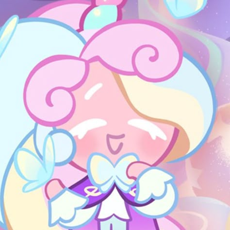 Unicorn Cream Cookie, Widgets Cream, Cream Unicorn Cookie, Cookie Run Kingdom Pfp, Unicorn Aesthetic, Lime Cookies, Cookie Toppings, In The Pale Moonlight, Cookie Cake Birthday