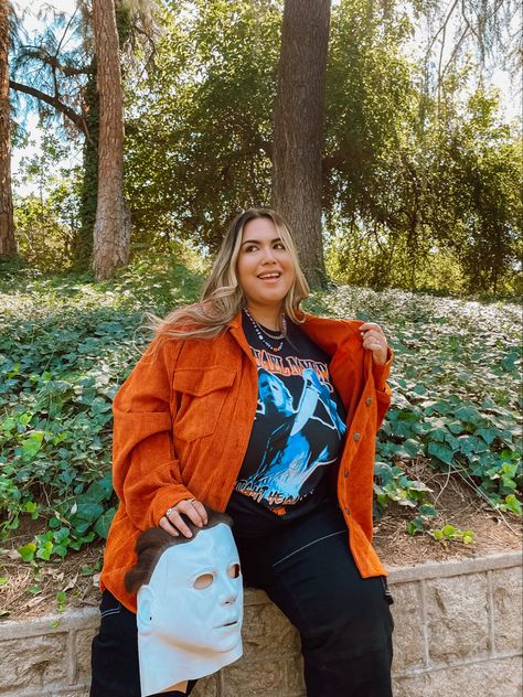 Follow me on LTK, pinterest & ig for more plus size fashion inspo @itzellovato ✨

Shop this look 👉🏽 https://liketk.it/3Qqf7

  🏷️
Plus size fall fashion, plus size fall style, fall fashion, michael myers, horror graphic tee, horror shirt, halloween shirt, halloween ends, halloween kills, halloween style Horror Graphic Tee Outfit, Horror Shirt Outfit, Michael Myers Knife, Fall Fashion Plus Size, Ugc Inspiration, Halloween Ends, Halloween Kills, Plus Size Baddie, Plus Size Fall Fashion