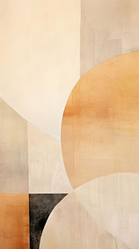 Beige abstract shape painting wall art. | free image by rawpixel.com / Nardsucha Neutral Abstract Artwork, Iphone Beige Wallpaper, Shape Painting, Urban Wall Art, Minimalistic Art, Pinterest Contest, Beige Art, Abstract Shape, Abstract Geometric Art