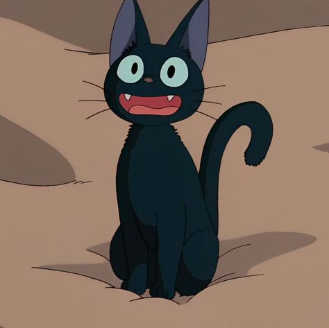 Kiki's Delivery Service Cat, Kiki Cat, Service Cat, Art Studio Ghibli, Beau Film, Studio Ghibli Characters, Ghibli Artwork, Universal Studios Japan, Kiki's Delivery Service