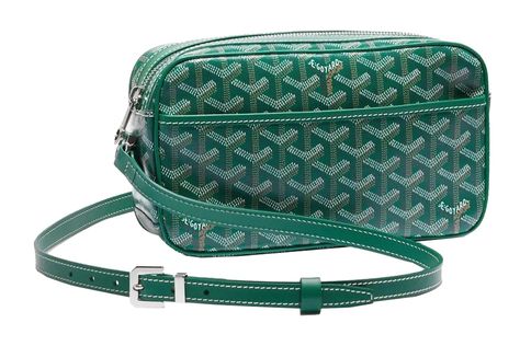 Click to view more detailed imagery on our partner's website Goyard Cap Vert Bag, Cross Body Bag Outfit, Cap Vert, Green Cap, Bag Green, Green Bag, Cloth Bags, Calf Skin, Autumn Fashion