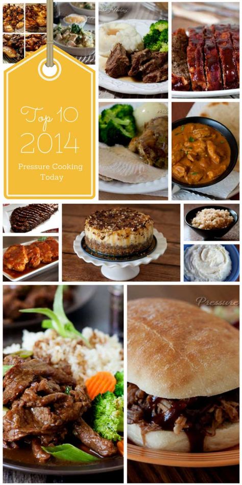 A roundup of the Top 10 pressure cooker recipes of 2014 - the most popular recipes on Pressure Cooking Today in 2014, including four of my favorite recipes of the year. Power Pressure Cooker Xl Recipes, Power Cooker Recipes, Easy Pressure Cooker Recipes, Power Pressure Cooker, Pressure Cooking Today, Pressure Cooking Recipes, Electric Pressure Cooker Recipes, Using A Pressure Cooker, Crockpot Cooking