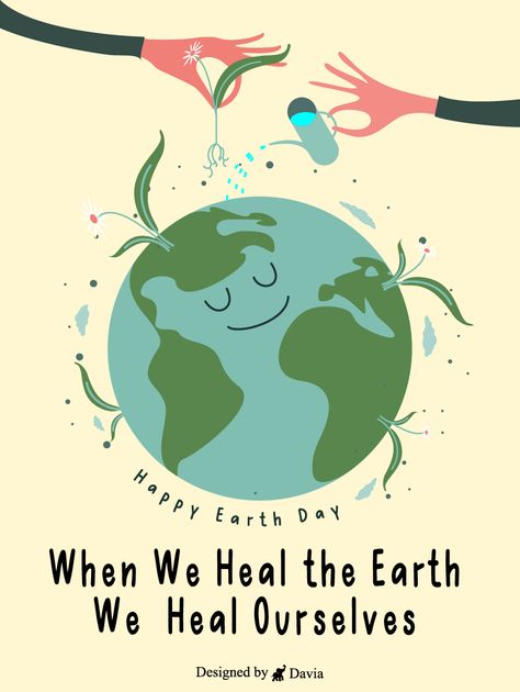 We need to care for her. We need to nurture her. We need to protect her. When we heal our beloved Earth, we can heal ourselves too. It is a journey for everyone as all of us call the Earth our home. Let’s do this! Heal The Earth Poster, Nurture The Nature Poster, Protect Earth Poster, Heal The World Art, World Environment Day 2023, Biology Homework, I Love Earth, We Love The Earth, Eco Wallpaper