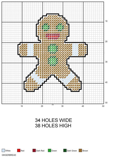 Christmas Gingerbread Man plastic canvas pattern Plastic Canvas Gingerbread Man, Gingerbread Plastic Canvas, Plastic Canvas Ornaments Patterns Free, Plastic Canvas Patterns Free Christmas, Christmas Plastic Canvas Patterns Free, Plastic Canvas Christmas Patterns, Plastic Canvas Christmas Ornaments, Present Ornaments, Free Plastic Canvas Patterns