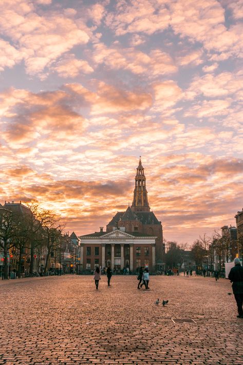 Groningen is a lovely city to visit on a day trip with plenty of historical sightseeing spots and of course the typical Dutch canals! Read about all the things to do in Groningen in our blog. #travelblog #europetravel #travelcouple #beautifuldestinations #visitthenetherlands #explorethenetherlands Groningen Netherlands, Dream University, Day Trips From Amsterdam, Historical Buildings, One Day Trip, Im Going Crazy, Travel Inspired, Beautiful Buildings, Utrecht