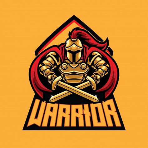 Gaming Logo Without Text, Warriors Logo, Warrior Logo, Gaming Logo, Vector Logo, Premium Vector, Gaming