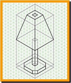 Constructing an isometric projection using grid paper | Design and Technology Isometric Drawing Examples, Isometric Art Illustration, Isometric Sketch, Isometric Drawing Exercises, Isometric Graph Paper, Isometric Shapes, Isometric Paper, Orthographic Drawing, Isometric Grid