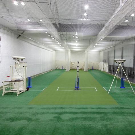 Indoor Cricket Nets, Indoor Badminton Court, Netball Centre, Indoor Stadium Design, Indoor Cricket, Cricket Pavilion, Brick Detailing, Squash Club, Peaky Blinders Theme