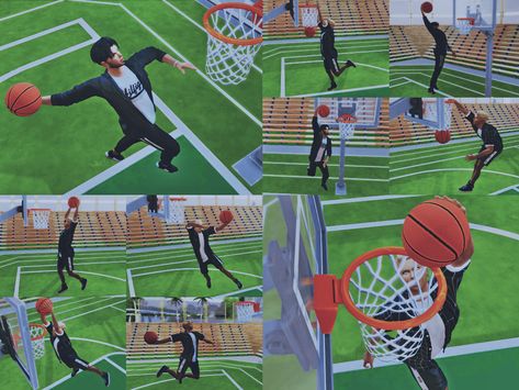 Sims 4 Basketball Poses, Sims 4 Basketball Cc, 4 Poses, Play Sims 4, Pelo Sims, Play Sims, Sims 4 Collections, Sims 4 Mods Clothes, Sims4 Cc