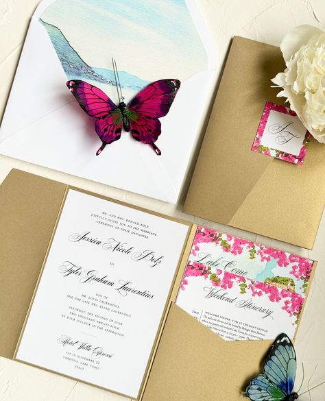 Immerse yourself in pure elegance. Wedding invitations designed to perfectly complement the enchanting ambiance of Villa Cipressi in stunning Lake Como, Italy. From the intricate details to the luxurious finishes, every element has been carefully crafted to reflect the grandeur of this breathtaking destination. Let your invitations set the tone for a celebration that will be remembered for a lifetime.
#WeddingInvitations #LuxuriousVillaCipressi #LakeComo #Italy #DestinationWedding Lakecomo Italy, Gold Weddings, Elegance Wedding, Letterpress Stationery, Four O Clock, Lake Como Italy, Letterpress Wedding, Pure Elegance, Letterpress Wedding Invitations