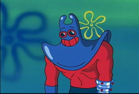 Man Ray Fanart, Man Ray Spongebob Fanart, Man Ray Spongebob, Spongebob Chocolate, Mermaid Man And Barnacle Boy, Mermaid Man And Barnacle, Barnacle Boy, Spongebob Characters, Male Art Reference