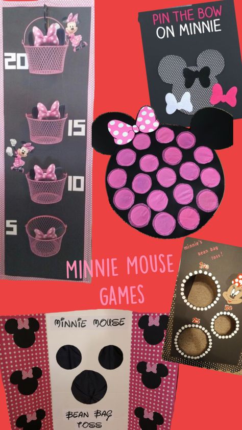 Minnie Mouse Party Games, Minnie Party, Minnie Mouse Party, Party Games, Minnie Mouse