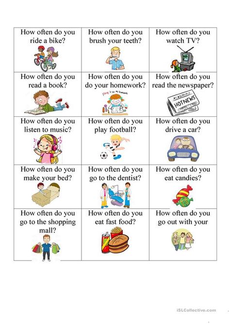 Esl Elementary, Speaking Activities Esl, Esl Learning, Elementary Worksheets, Teach English To Kids, English Learning Books, English Teaching Materials, Esl Vocabulary, Free Preschool Worksheets