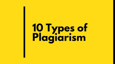 plagiarism is the most common issue that every academic writer faces while writing their research paper or dissertation. The famous plagiarism checking tool Turnitin is classifying the plagiarisms into 10 common types before generating the report. In this article, we are going to find out the 10 types of plagiarism that every academic writer should know to avoid it. Academic Integrity, Research Ideas, Index Journal, Research Methodology, Journal Publication, Paper Writer, Journal Lists, Research Tools, Common Phrases