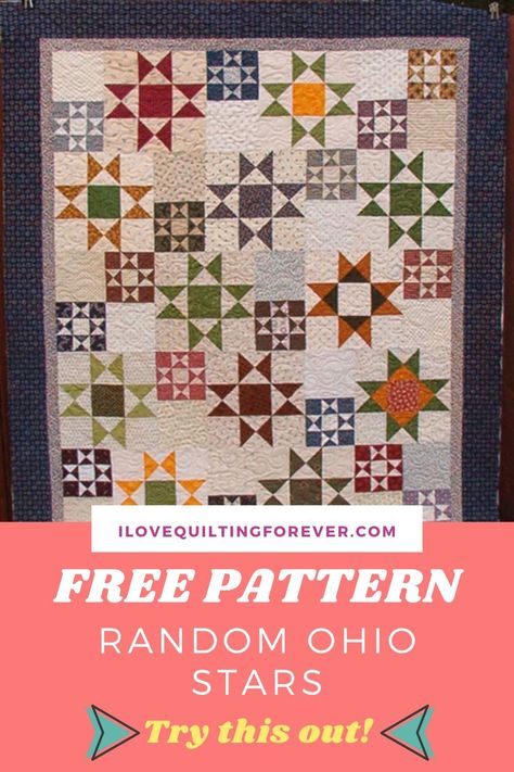 Star Sampler Quilt, Eight Point Star, Ohio Star Quilt, 3 Yard Quilts, Diy Stitch, Bonnie Hunter Quilts, Quilt Stars, Quilt Layouts, Bird Quilts