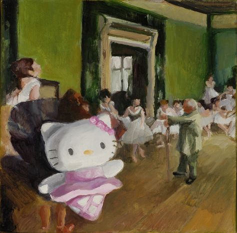 Hello Kitty Ballerina, Doremi Magique, Hello Kitty Painting, Kitty Art, Hello Kitty Art, Hello Kitty Items, Literature Art, Homescreen Wallpaper, Hello Kitty Wallpaper