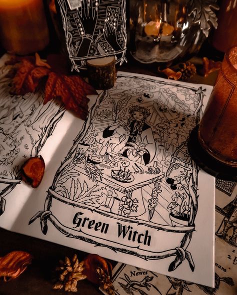 Ok who’s in for spooky girls night?! 🎃🍂 Witchy tarot readings, pumpkins, colouring books, practical magic, fuzzy socks, fall candles, cheeseboards, butter popcorn, spooky movie marathon, warm cookies and telling eachother which type of witch we are ✨🍂 . And a spooky night in wouldn’t be complete without this gorgeous tarot deck and colouring book from @theprettycult 🧡 I had so much fun deciding which witch I would be! I think I’m a mix of solitary witch, forest witch and hedge witch 🧹 . #the... Spooky Girls Night, Witch Forest, Solitary Witch, Ghouls Night, Which Witch, Forest Witch, Spooky Night, Spooky Movies, Butter Popcorn