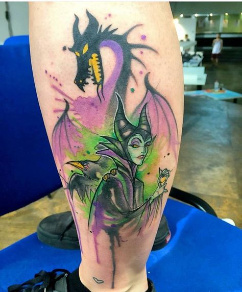 Sleeping Beauty Tattoo, Maleficent Tattoo, Disney Inspired Tattoos, Disney Sleeve Tattoos, Disney Princess Tattoo, Princess Tattoo, Mouse Tattoos, Harry Potter Tattoos, Geniale Tattoos