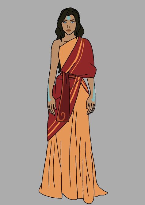 Air Bender Character Design, Air Nomad Outfit, Female Earthbender, Avatar The Last Airbender Oc Air Bender, Female Airbender Clothes, Air Nomad Clothes, Air Bender Outfit, Atla Widgets, Airbender Clothes