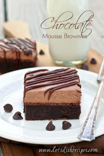 Chocolate Mousse Brownies Recipe, Chocolate Mousse Brownies, Mousse Brownies, Easy Chocolate Mousse, Tiramisu Dessert, Chocolate Mousse Recipe, Chewy Brownies, Mousse Recipes, Brownies Recipe