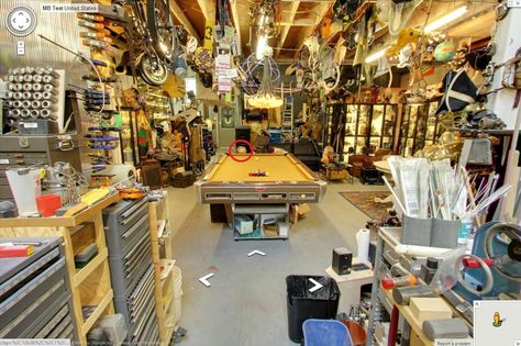 Adam Savage's Workshop Adam Savage Workshop, Workshop Organization Ideas, Basement Shop, Garage Hacks, Adam Savage, Object Reference, Work Shops, Mega Millions, Mechanic Garage