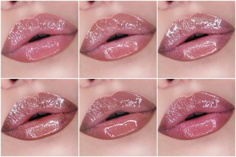 NYX Professional Makeup Filler Instinct Plumping Lip Polish Review Nyx Filler Instinct, Plump Lip Makeup, Nyx Plumping Lipgloss, Lipgloss Plumper, Victoria Secret Lip Plumper, Buxom Lip Gloss Swatches, Lipgloss Swatches, Sheer Shades, Gold Lips