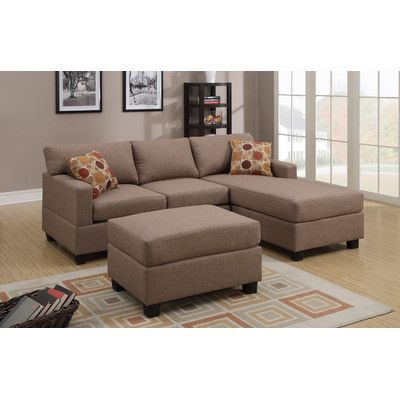 Look what I found on Wayfair! Small Scale Sectional Sofa, Linen Sectional, Small Sectional Sofa, 3 Piece Sectional Sofa, Sectional Ottoman, Sectional Sofa With Chaise, Sectional Sleeper Sofa, Sectional Sofa Couch, Modular Sectional Sofa