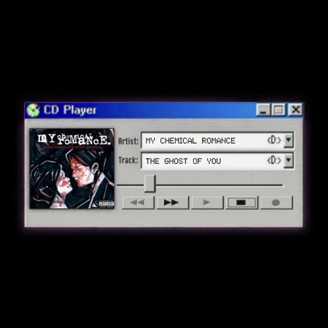 Cd Player Widget, Aesthetic Slideshow, Music Player Widget, Chemistry Homework, Gifts Banner, 2000s Music, Emo 2000s, Ghost Of You, Scene Core