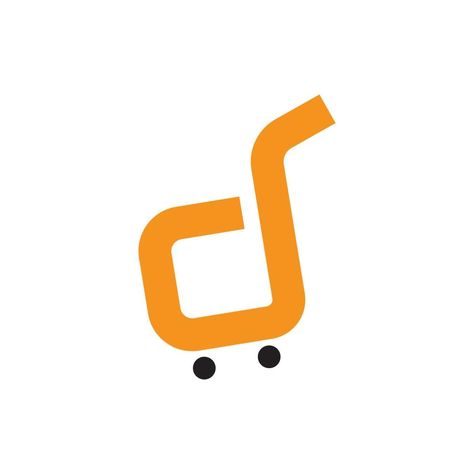 letter d shopping cart simple logo icon Shopping Cart Logo, Cart Logo, Ecommerce App, The Letter D, Cart Icon, Discount Logo, Logo Icon, Letter D, Logo Banners