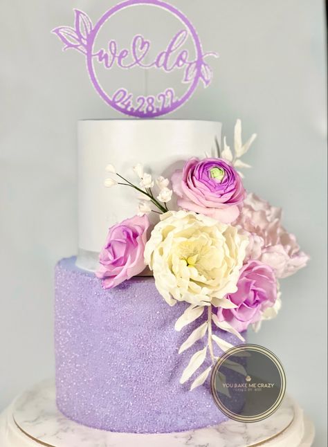 Elegant Purple Wedding, Pink Cakes, Purple Wedding Cake, Simple Cakes, Rangoli Designs Diwali, Floral Cake, Pink Cake, Easy Cake, Purple Wedding