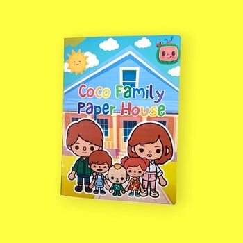 LaCostaTocaPaper - Etsy Philippines Toca Boca Quiet Book, Toca Boca Paper Doll, Easy Kid Activities, Paper Doll Printable Templates, Quiet Book Templates, Paper Doll House, Vacation Activities, Paper House, Doll Family