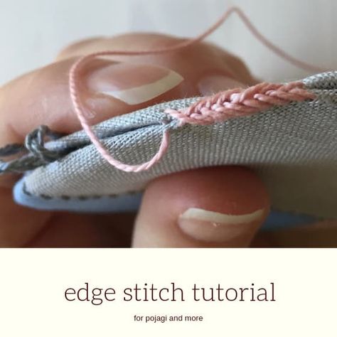 Joining Stitches Sewing, Edge Stitching Embroidery, Decorative Stitching By Hand, Cross Stitch Edge Finish, Decorative Edge Stitch, Embroidered Edges Stitch, Decorative Edge Stitching, How To Display Embroidery Projects, Edge Embroidery Stitches