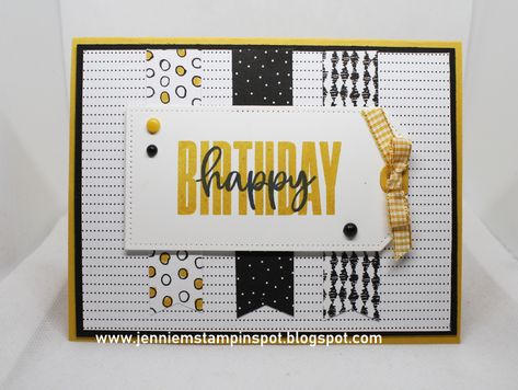 Biggest Wish stamp set with some Pattern Party DSP Stampin Up Biggest Wish, Masculine Birthday Cards, Happy Cards, Cardmaking And Papercraft, Stamping Up Cards, Card Patterns, Card Making Inspiration, Masculine Cards, Card Layout