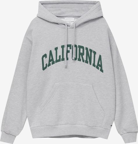 Pull&Bear Sweatshirt in Mottled Grey | ABOUT YOU Pull Bear Hoodie, Pull And Bear Hoodie, Pull And Bear Sweatshirt, California Hoodie, Bear Sweatshirt, Grey And Green, Bear Hoodie, Colorful Hoodies, Gray Color