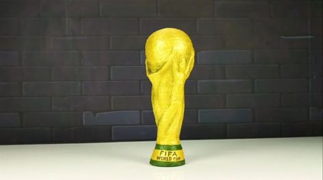 How to Make FIFA WORLD Cup Trophy 2018 From Cardboard DIY at HOME : 8 Steps - Instructables Diy World Cup Trophy, Fifa World Cup Trophy, Diy Trophy, Soccer Cup, Football Tattoo, Cardboard Diy, World Cup Trophy, Trophy Cup, World Cup Champions