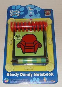 Orig 1998 Steve's Blues Clues Handy Dandy Notebook w Crayon Version 1 Handy Dandy Notebook, Blue's Clues Birthday Party, Clue Party, Childhood Aesthetic, Right In The Childhood, Childhood Memories 90s, Childhood Memories 2000, Kids Memories, Blue's Clues