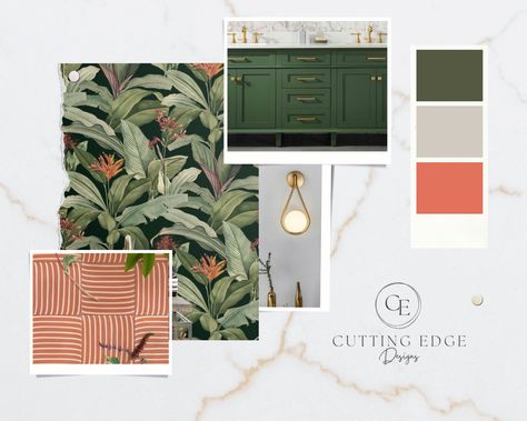 Mint And Terracotta Bathroom, Sage Green And Copper Bathroom, Rust And Green Bathroom, Coral And Green Bathroom, Green And Coral Bathroom, Gray And Green Bathroom, Green And Terracotta Bathroom, Miraggio Gold Quartz, Blush Bathroom