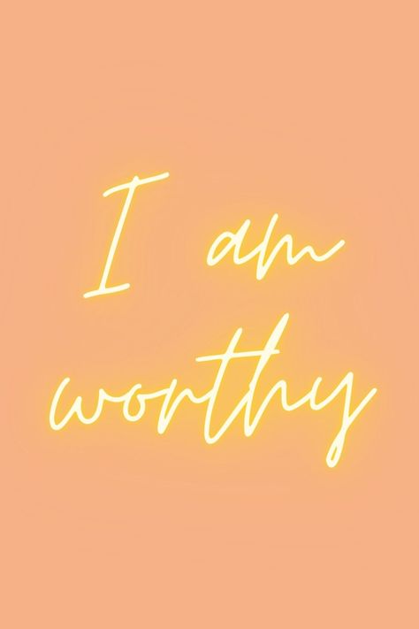 I’m Worthy, Im Worthy, 2024 Word, Worthy Aesthetic, Your Worthy, Vision 2023, Vision Bored, Worthy Of Love, Worthy Quotes