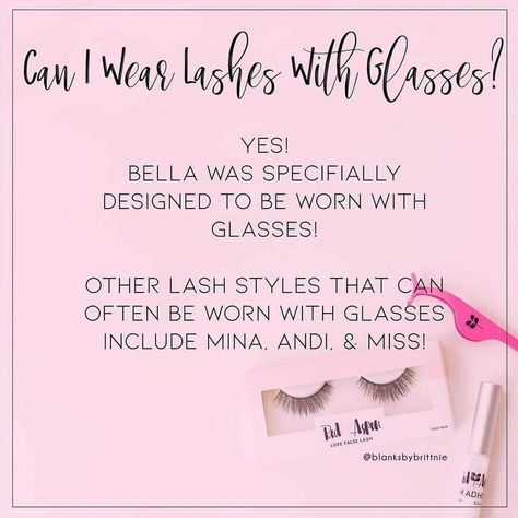 Lashes With Glasses, Red Aspen Nails, Aspen Nails, Light Makeup Looks, Beauty Advisor, Short Lashes, Skin Care Masks, Lash Business, Tanning Products