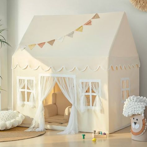 Amazon.com: Play Tent with Mat, Kids Tent Playhouse for Kids Indoor Playhouse Large for Girls Tent Baby Tent Kids Play Tent Bed Tent for Toddler : Toys & Games Tent Playhouse, Girls Tent, Playhouse Indoor, Kids Indoor Playhouse, Toddler Playhouse, Baby Tent, Tent Bed, Kids Tent, Indoor Playhouse