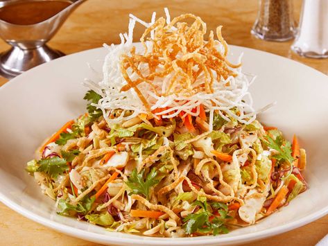 SkinnyLicious® Asian Chicken Salad | The Cheesecake Factory Cheesecake Factory Asian Chicken Salad, Cheesecake Factory Thai Chicken Salad, Cheesecake Factory Salad, Cheesecake Factory Salads, Cheesecake Factory Oreo Cheesecake, Asian Chicken Salad, Lettuce Salad Recipes, Thai Chicken Salad, Asian Chicken Salads