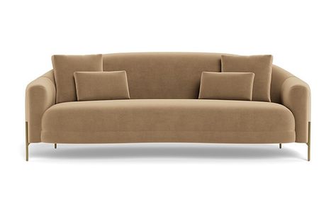 Fiona - Interior Define Comfort Box, Earthy Living Room, Contemporary Loveseat, Create Floor Plan, Sofas For Small Spaces, Leather Chesterfield Sofa, Velvet Couch, Interior Define, Brown Sofa