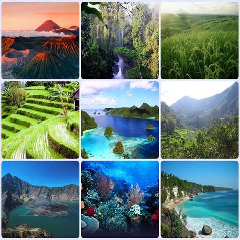 Beautiful Indonesia in Nature Natural Resources Pictures, Conservation Of Natural Resources, Xmas Wallpaper, Natural Resources, In Nature, Photo Collage, Philippines, Bali, Indonesia