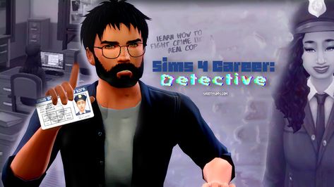 sims 4 career Sims 4 Detective, Sims 4 Detective Cc, 4 Town, Police Outfit, Sims 4 Cas Mods, Play Sims, Sims 4 Cas, Sims 4 Mods, The Sims 4